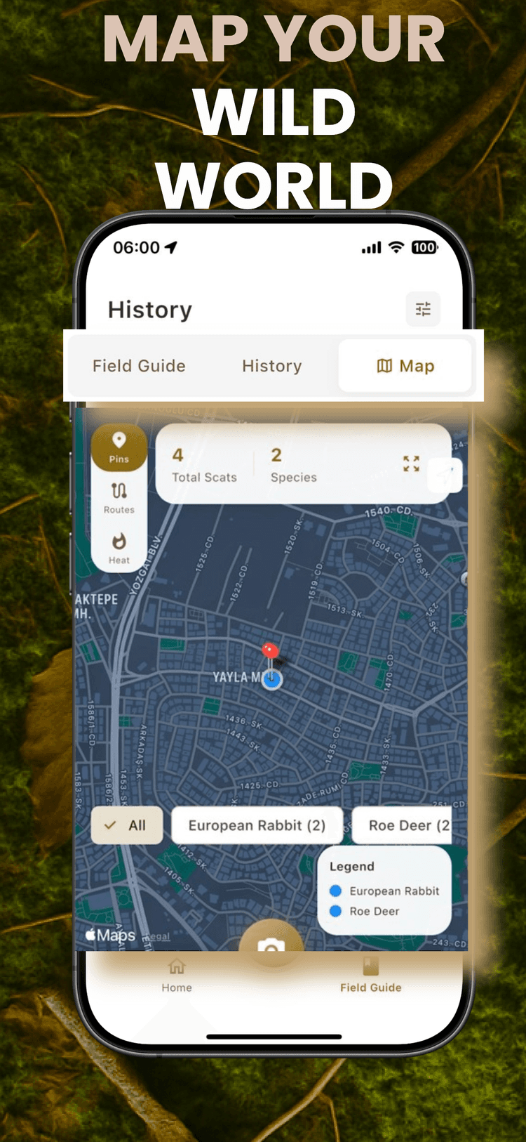 Map your discoveries